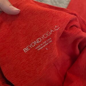 Beyond Yoga Fiery orange Activewear Top